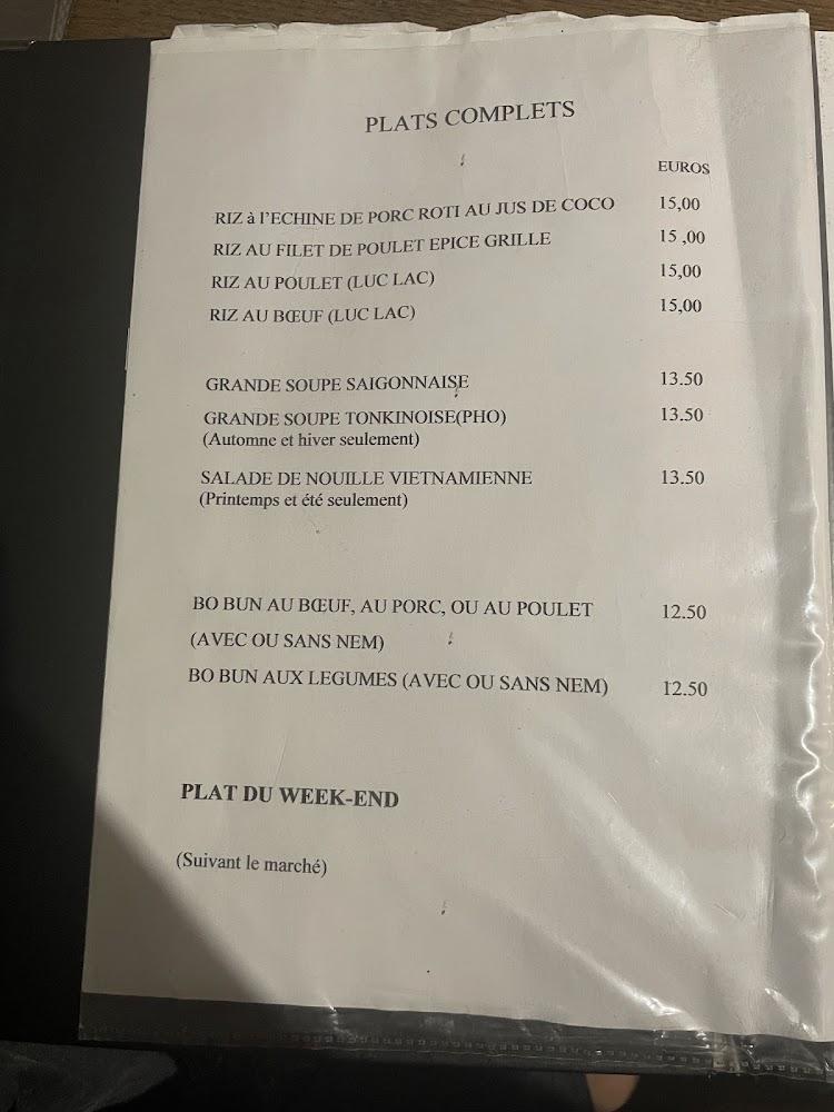 Chez Kim - Menu Image 1